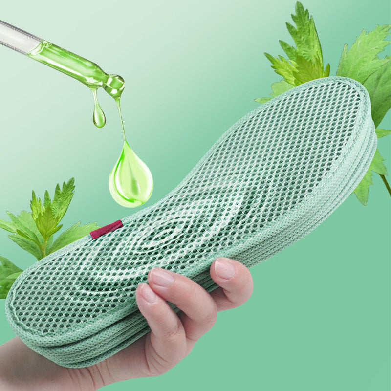 Mugwort Deodorant Sports Shoe Insoles Men & Women - 5 Pair