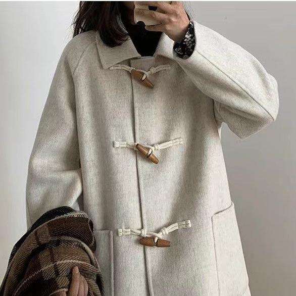 STOCK-Korean Style Woolen Coat
