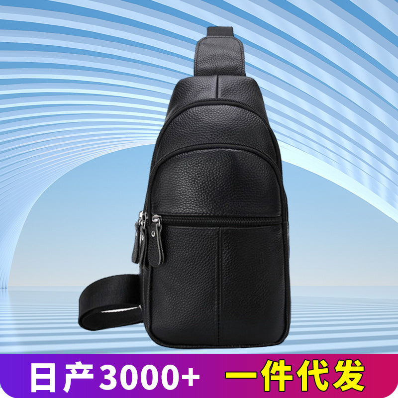 Men’s Large Cowhide Chest Bag