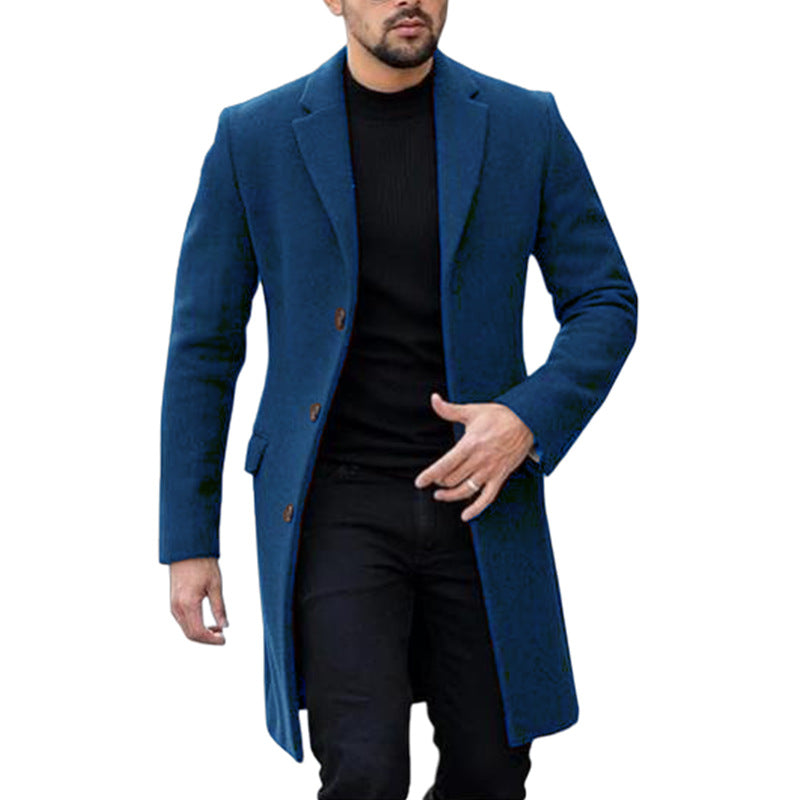 Men's Wool Cardigan Coat | 2024 Korean-Japanese Style