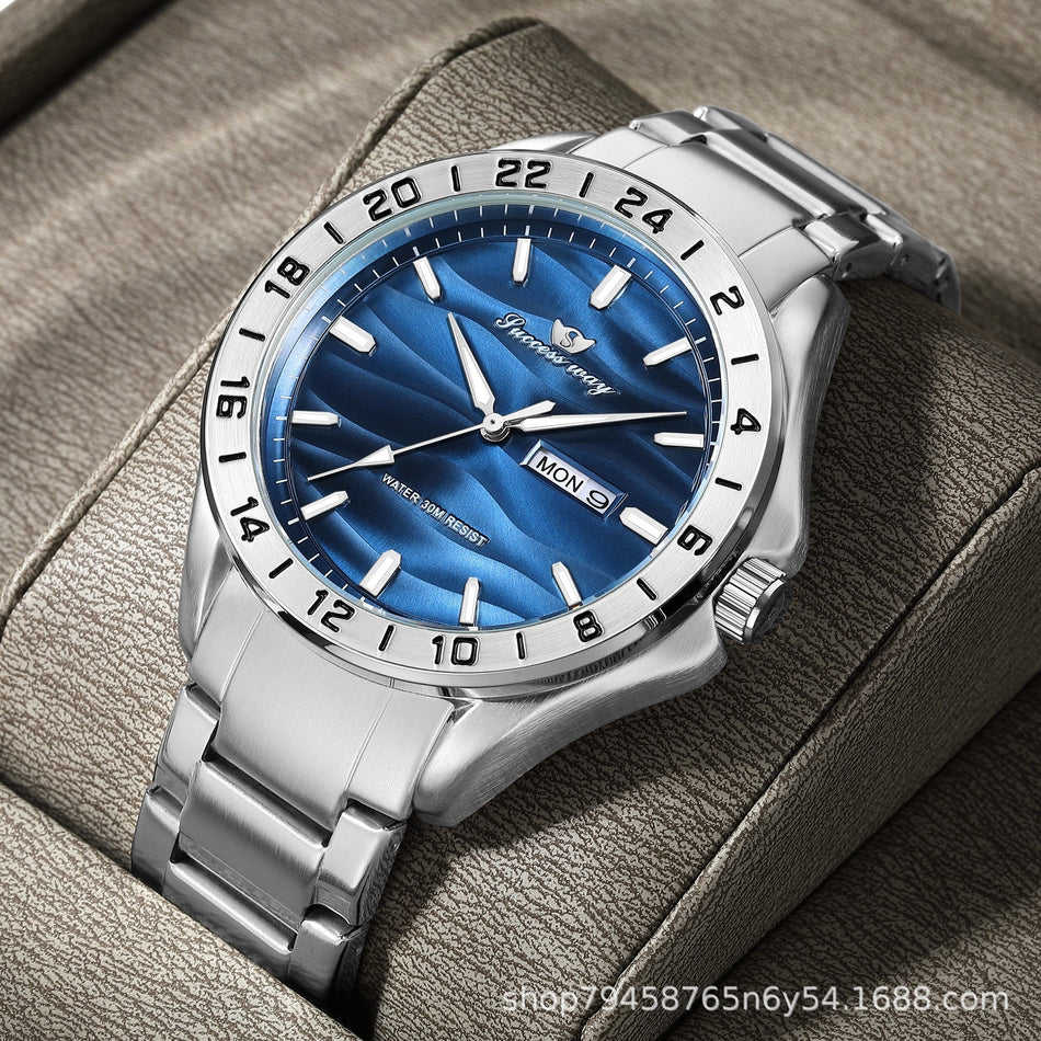SUCCESSWAY Men’s Luxury Waterproof Quartz Watch
