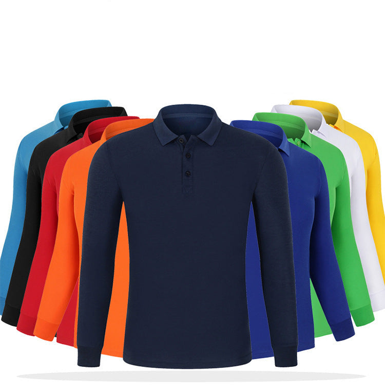 Custom Logo Polo Long Sleeve Workwear Shirt