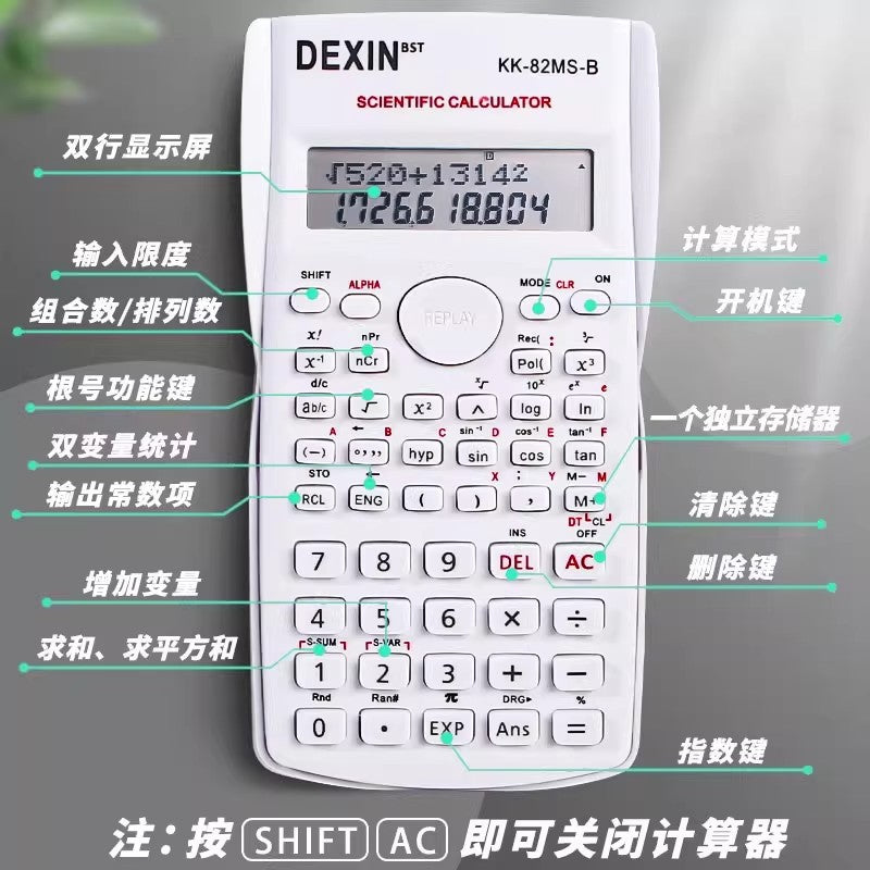 Scientific Calculator Multifunction Portable College Students
