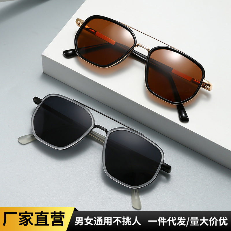 Metal Frame UV-Proof Sunglasses for Men & Women