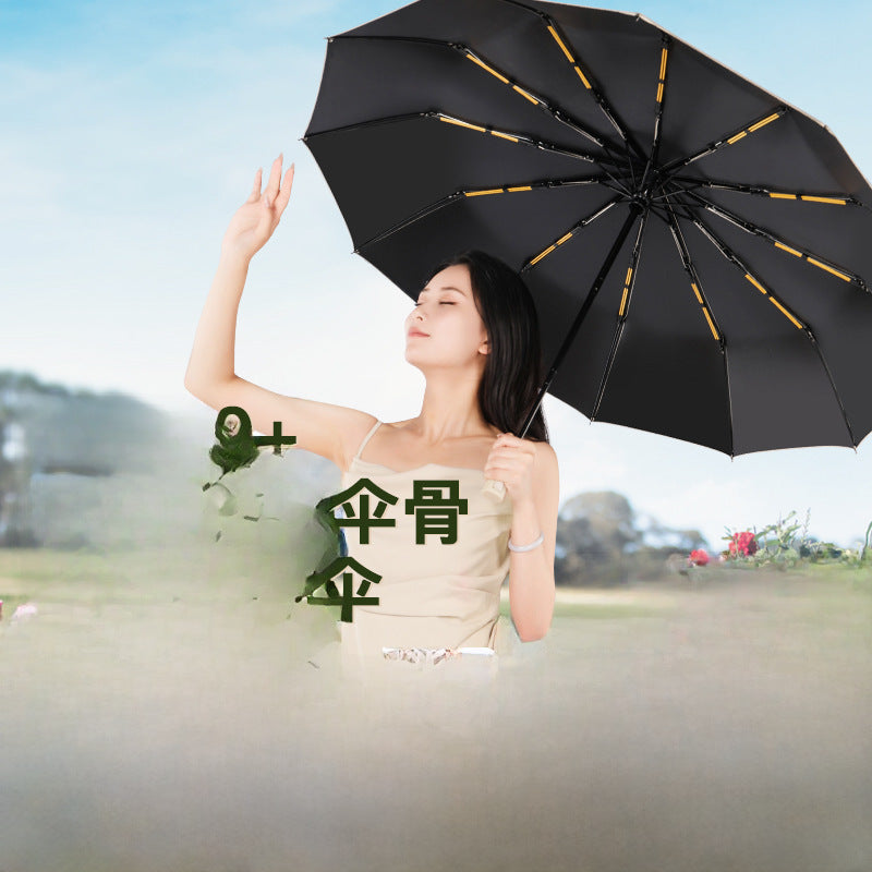 Rain Enjoy Automatic Umbrella for Men – Dual Use & Compact