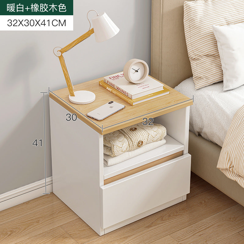 Modern Small Bedside Storage Cabinet for Apartment