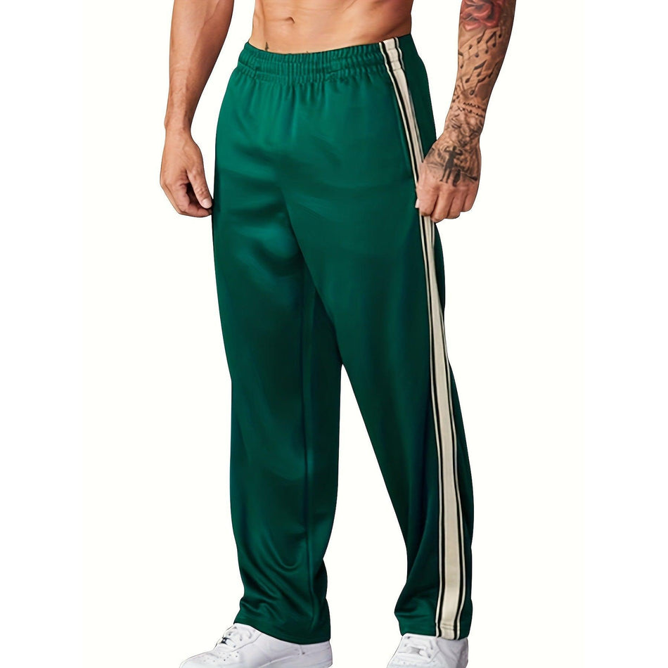 Men’s 2025 Spring/Summer Track Pants – Straight Casual Fitness