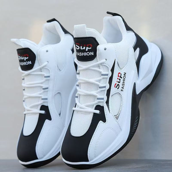 STOCK-2025 Men’s High-Top Leather Basketball Shoes