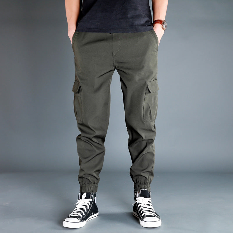 STOCK-Men's Harem Jogging Pants – Loose Fit, Big Pockets,