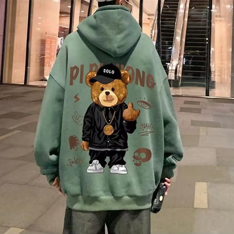 INSTOCK-Oversize Fleece Hoodie – Street Tide Style