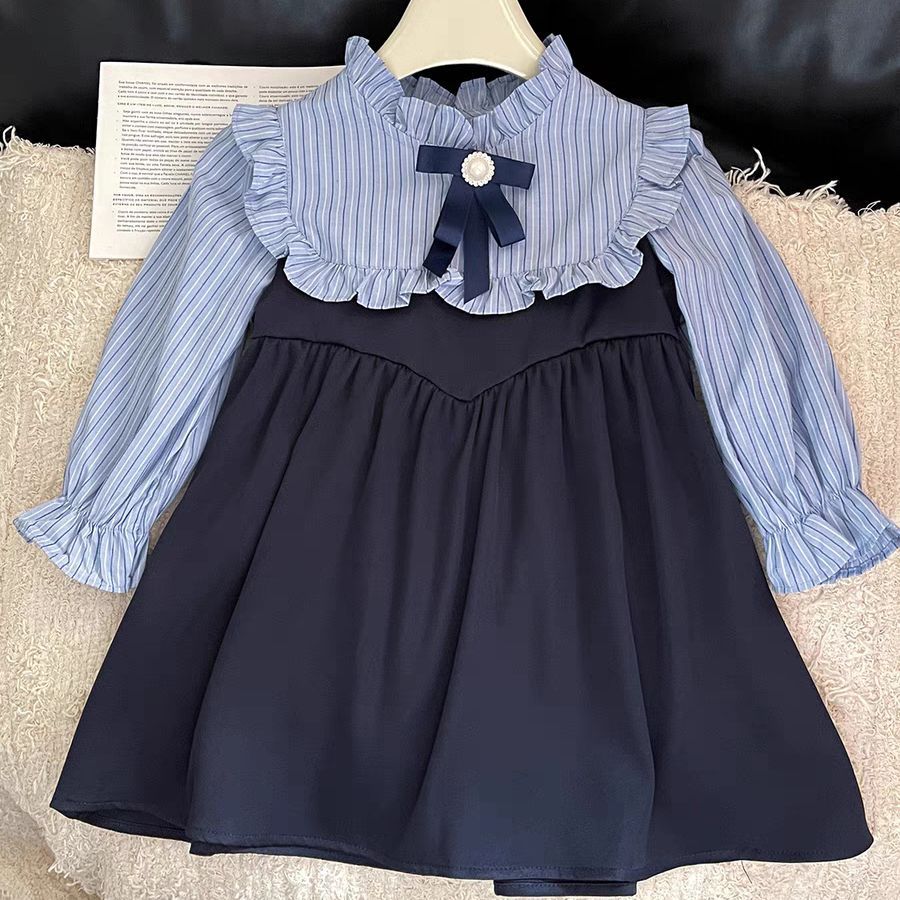 Girls Academic Style Princess Dress Spring Autumn 2024 – Spring Autumn Kids Fashion Nepal | Tudoholic