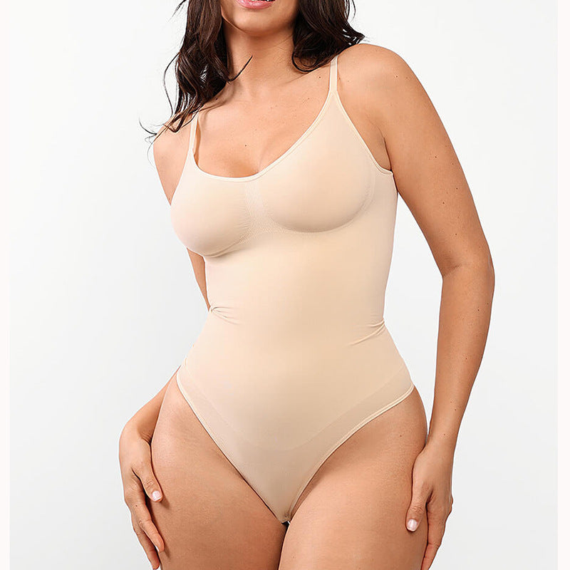 Plus Size T-Shape Seamless Corset – Hip-Lifting Bodysuit