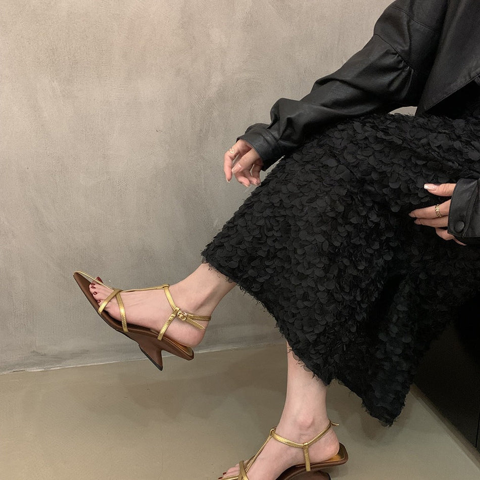 Crossover Wedge Sandals for Women – Stylish Summer Shoes