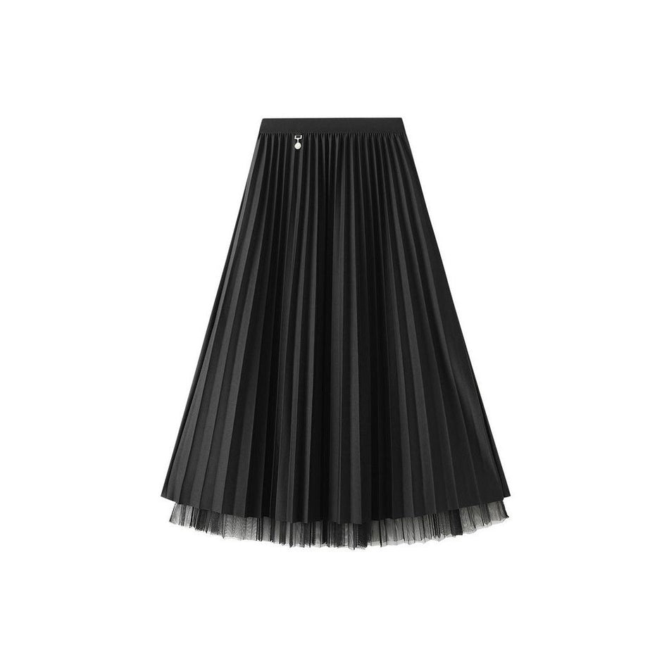 Reversible Pleated A-Line Gauze Skirt – 2026 Style