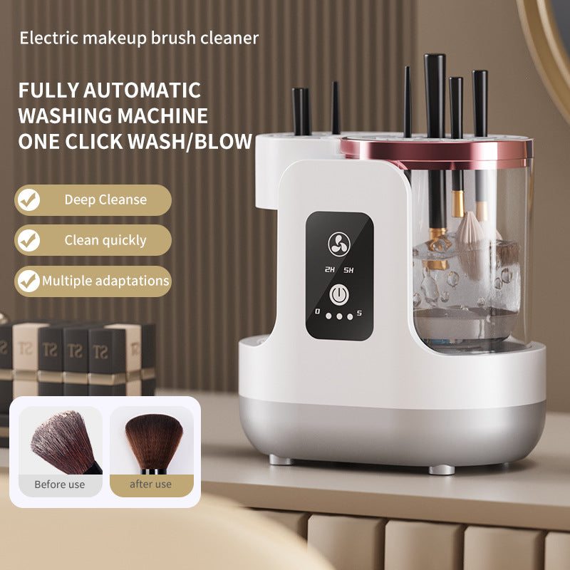 Electric Makeup Brush Cleaner – Quick-Dry, All-In-One Tool