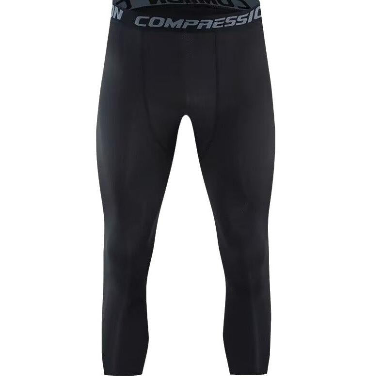 Men’s Basketball Tight Cropped Sports Fitness Pants