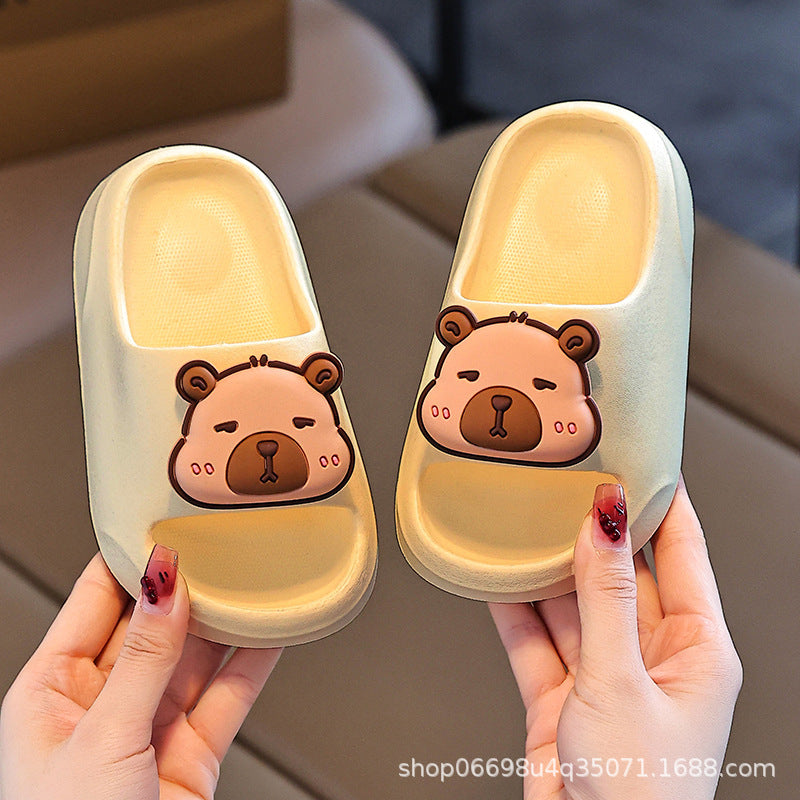 Kapibara EVA Cartoon Baby Home Slippers Durable Cute