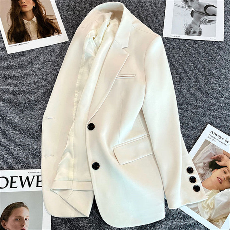 Brown Korean Style Blazer for Women – Spring Autumn 2026
