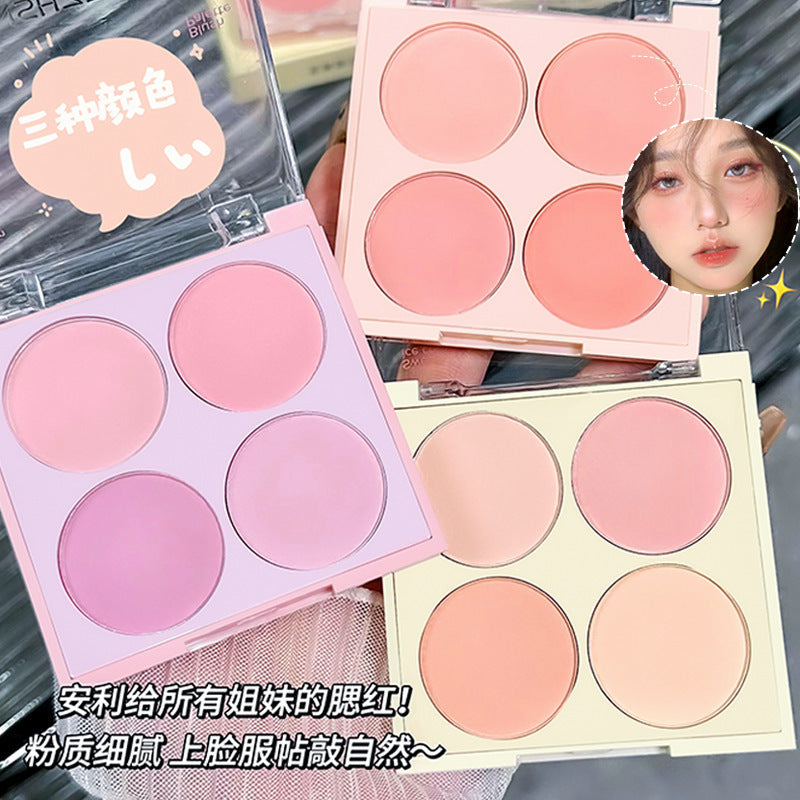 MINSHZEE Four-Color Matte Blush
