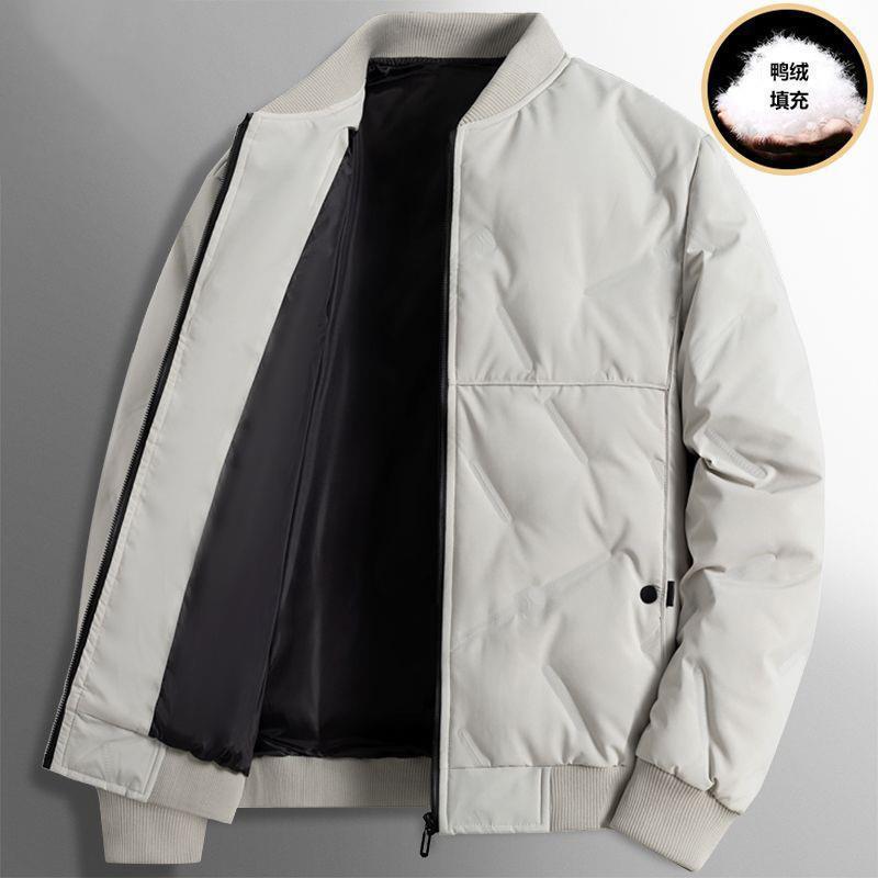 INSTOCK-Lightweight Middle-Aged Men’s Down Jacket – Baseball