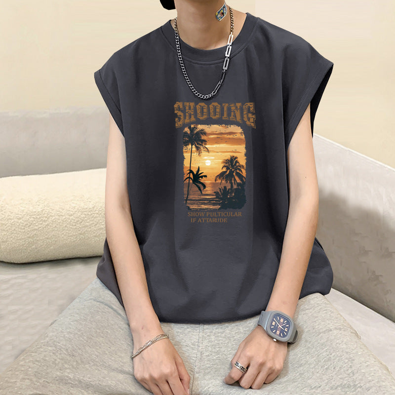 100% Cotton Sleeveless Vest
