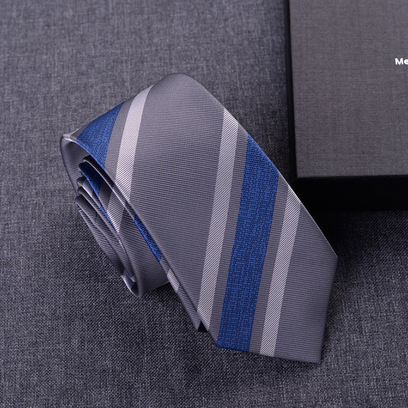 Men’s Striped Tie – British Style Business Dress Accessory