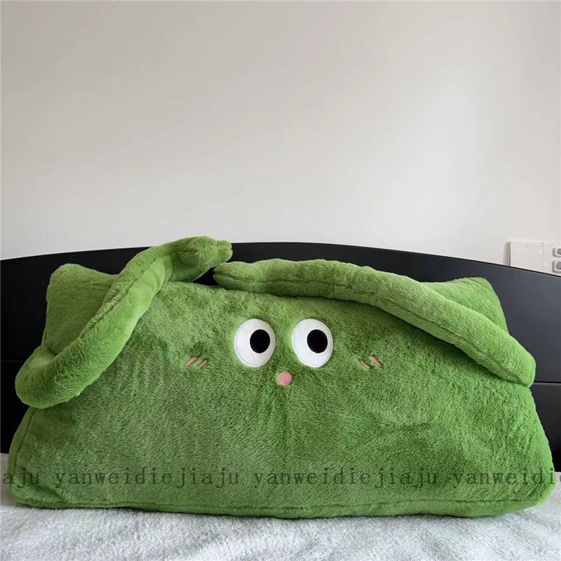 Creative Cartoon Long Pillow – Soft Large Backrest Cushion