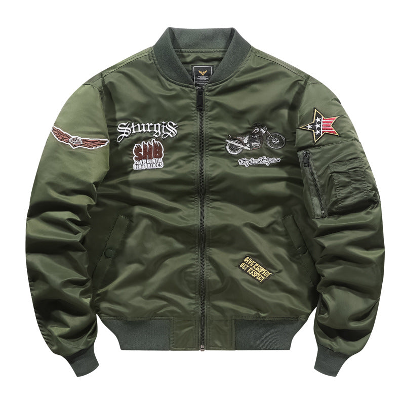 Men’s MA1 Aviator Jacket for Spring & Autumn Wear