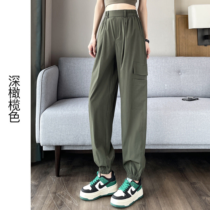 Women’s High-Waist Quick-Dry Sports Overalls – Loose Fit