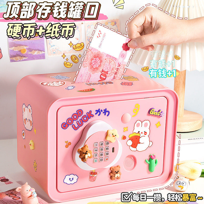 2024 Kids’ Password Piggy Bank – Large Capacity Safe