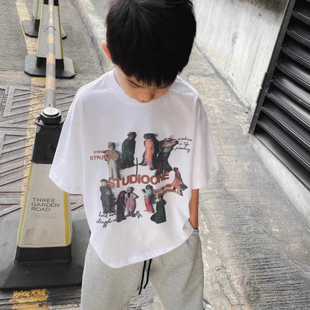 Boys’ Summer Cotton T-Shirt 2025 – Trendy Kids Top – Summer Kids Fashion Nepal | Tudoholic