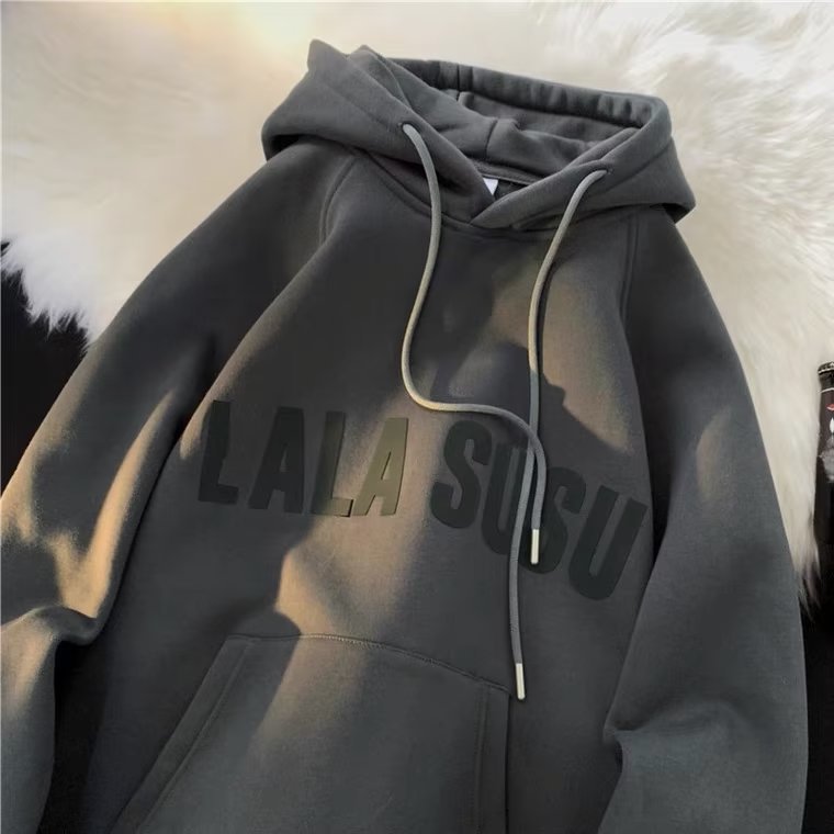 Boys’ Heavyweight Velvet Hooded Sweatshirt Winter 2026