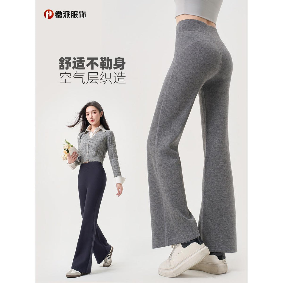 Lenzing Modal High-Waist Boot-Cut Pants Women Autumn Casual