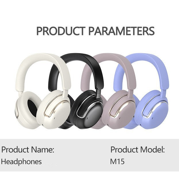 M15 ANC Bluetooth Headset 🎧 Over-Ear Stereo Noise Reduction