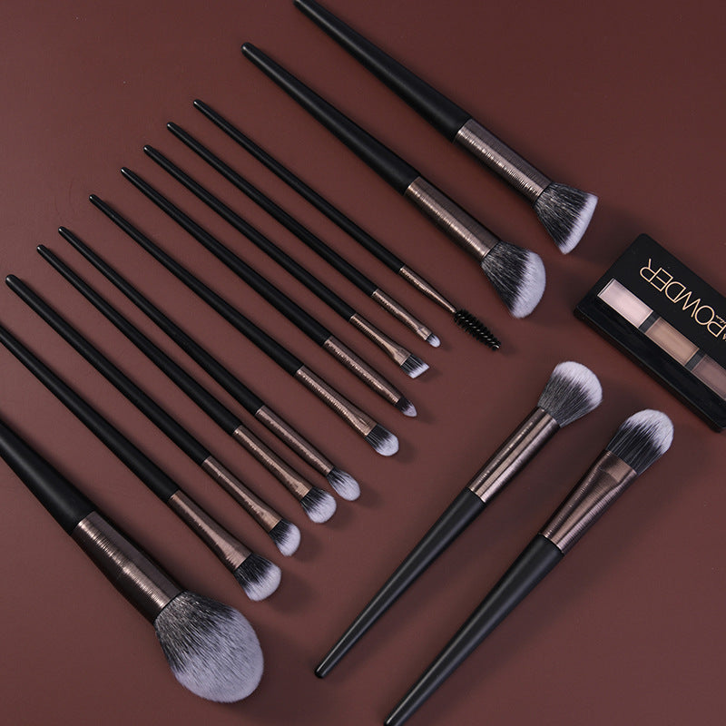 STOCK-Custom 14-Piece Makeup Brush Set