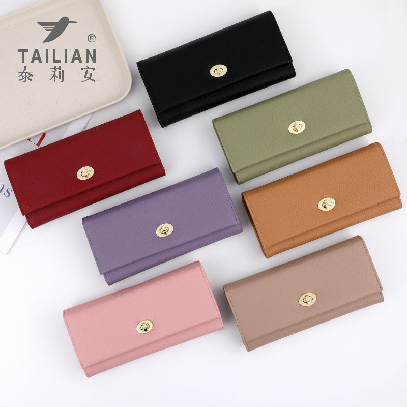 Long Pebbled Women's Wallet