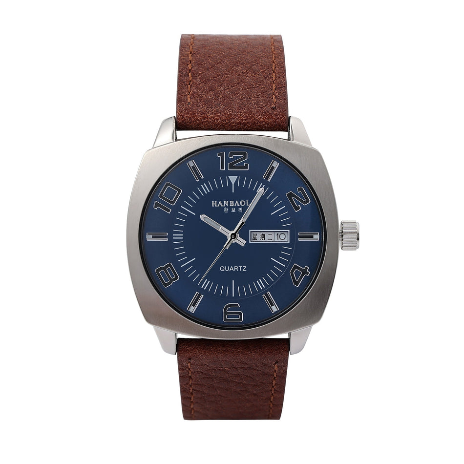 Han Baoli Men's Premium Korean-Style Minimalist Business Quartz