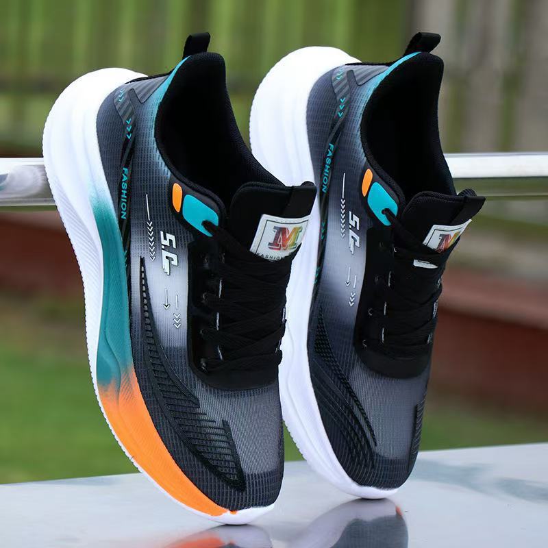 STOCK-Men’s Lightweight Soft-Soled Breathable Sports Running