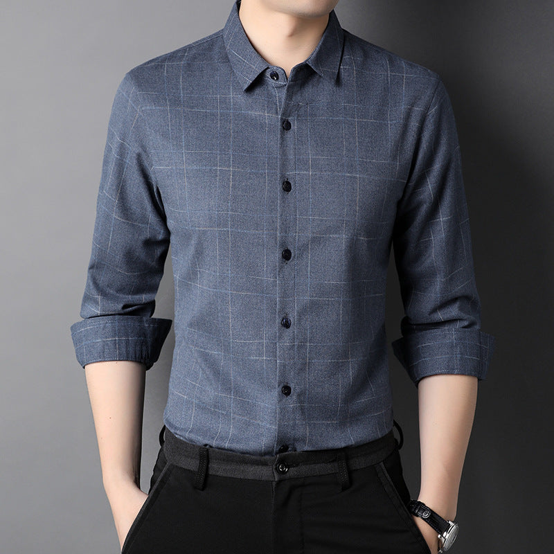 Men's Plaid Long Sleeve Shirt
