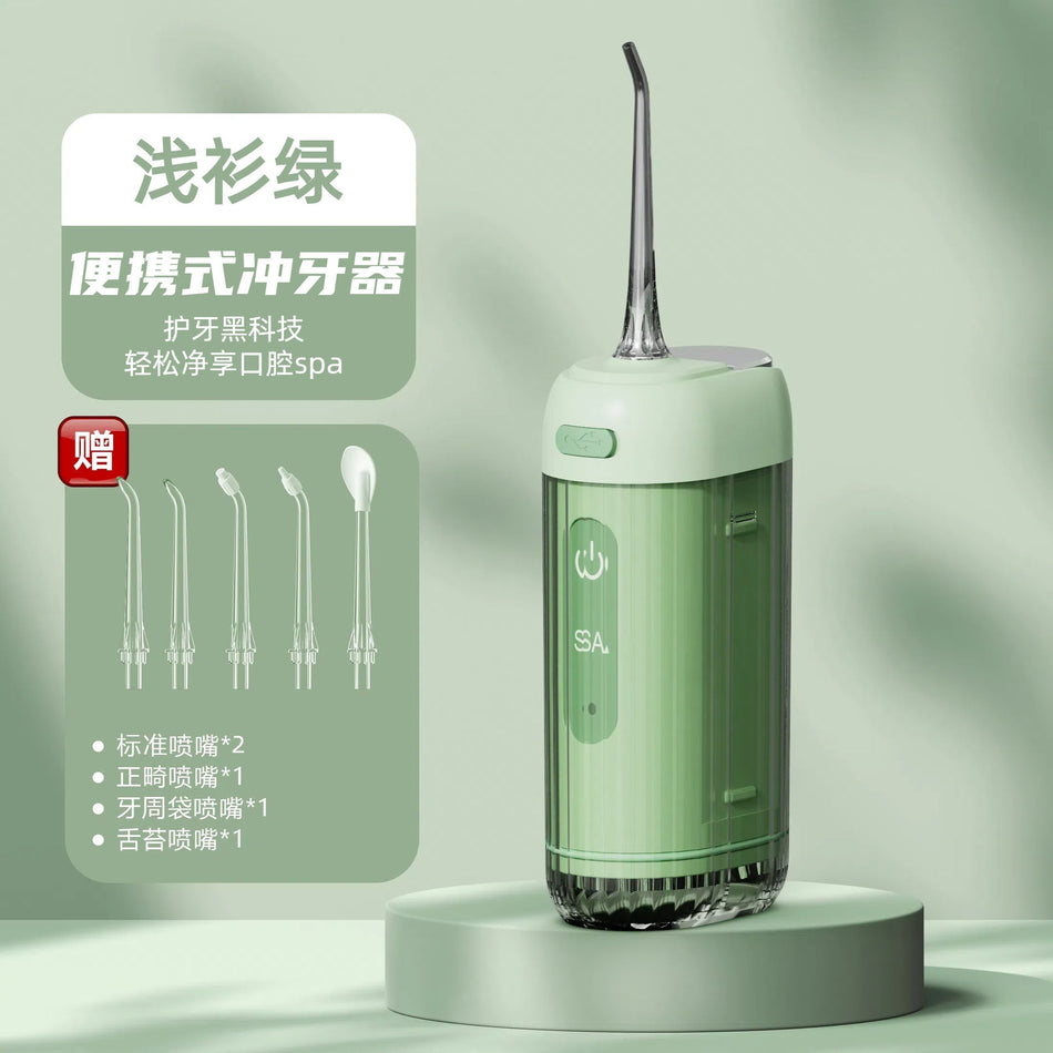 Folding Portable Electric Water Flosser – Travel Use