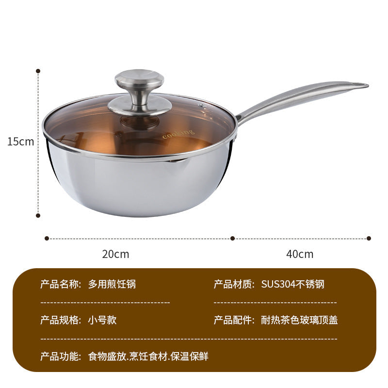 304 Stainless Steel Non-Stick Milk & Soup Pot