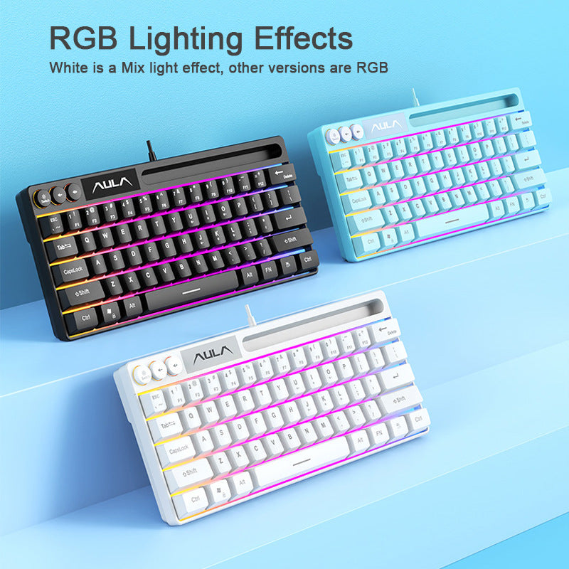 AULA F3061 61-Key RGB Wired Gaming Keyboard