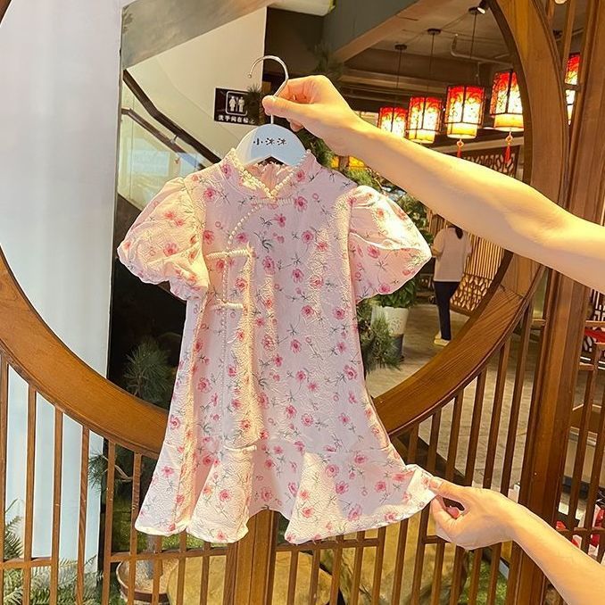 Girls Retro Cheongsam Hanfu Dress Summer Princess – Summer Kids Fashion Nepal | Tudoholic