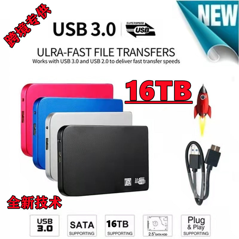 STOCK-External Mobile Hard Disk USB 3.0 1TB-16TB Storage