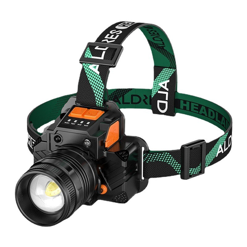 Rechargeable Long-Range Headlamp for Outdoor & Night Activities