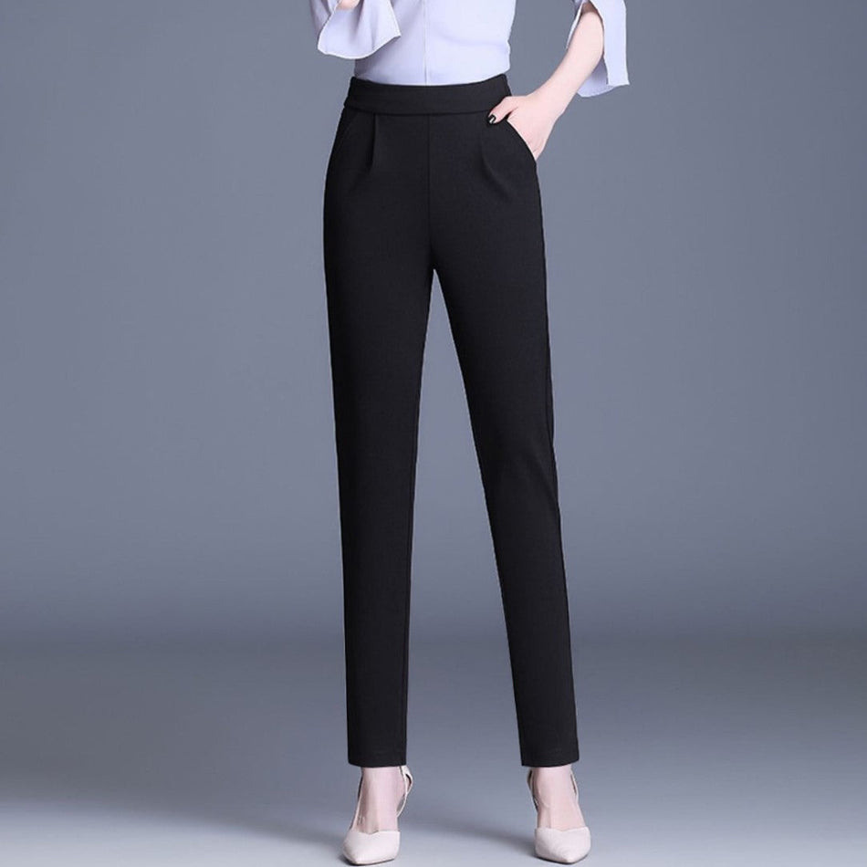 Slim-Fit High Waist Harlan Pants for Women – Stretch Fit