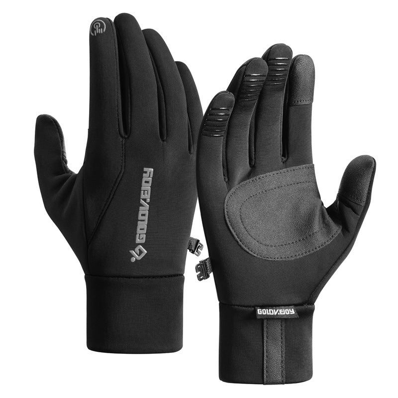 Men’s Winter Fleece-Lined Touchscreen Riding Gloves