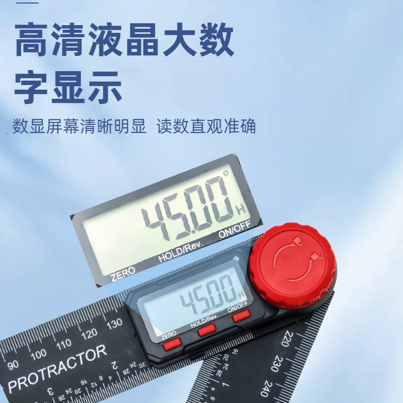 Digital Angle Ruler – High-Precision Two-in-One Multifunction