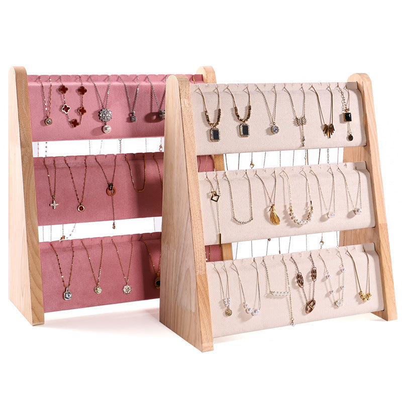Extra-Large Three-Tier Vertical Jewelry & Necklace Display Stand