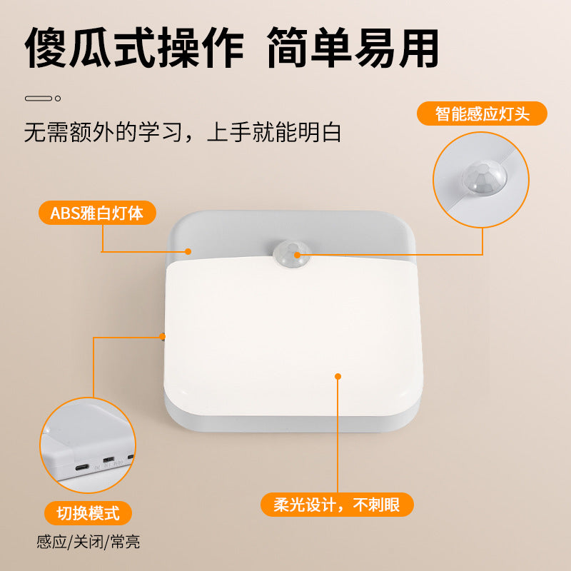 LED Rechargeable Magnetic Sensor Night Light – Wardrobe & Cabinet